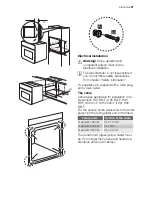 Preview for 21 page of Electrolux EOC66800 User Manual