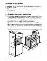 Preview for 66 page of Electrolux EOC6690 User Information