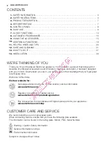 Preview for 2 page of Electrolux EOC6841 User Manual