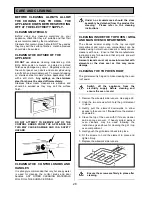 Предварительный просмотр 28 страницы Electrolux EOD6330 Owner'S Manual