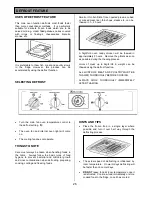 Предварительный просмотр 26 страницы Electrolux EOD6365 Owner'S Manual