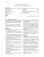 Preview for 2 page of Electrolux EOD67043 User Manual