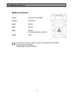 Preview for 2 page of Electrolux EOD980 Owner'S Manual