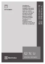 Preview for 1 page of Electrolux EOF3H50BK User Manual