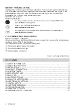 Preview for 2 page of Electrolux EOF3H50BK User Manual