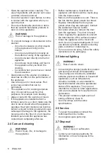 Preview for 6 page of Electrolux EOF3H50BK User Manual