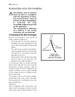 Preview for 22 page of Electrolux EOG 10000 User Manual