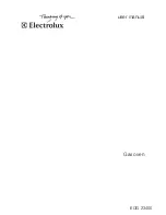 Preview for 1 page of Electrolux EOG 23400 User Manual