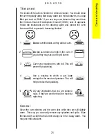 Preview for 25 page of Electrolux EOG 6330 Instruction Book