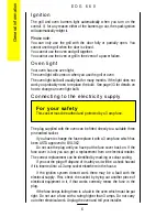 Preview for 6 page of Electrolux EOG 660 Instruction Book