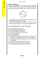 Preview for 20 page of Electrolux EOG 660 Instruction Book