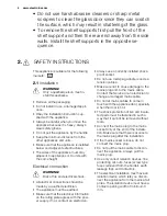 Preview for 4 page of Electrolux EOG1000 User Manual