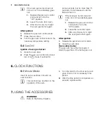 Preview for 8 page of Electrolux EOG1000 User Manual