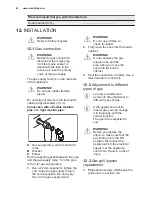 Preview for 20 page of Electrolux EOG1102COX User Manual