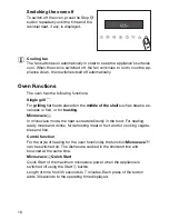 Предварительный просмотр 16 страницы Electrolux EOK7837 User Information