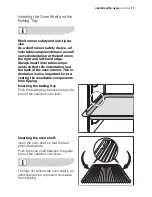 Preview for 17 page of Electrolux EOK96030 User Manual