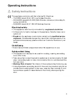 Preview for 5 page of Electrolux EON 6630 Operating Instructions Manual