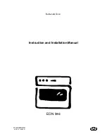 Electrolux EON 946 Instruction And Installation Manual preview