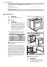 Предварительный просмотр 44 страницы Electrolux EON3010 User Manual