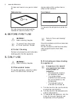 Preview for 8 page of Electrolux EOP600W User Manual