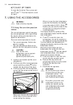 Preview for 12 page of Electrolux EOP600W User Manual