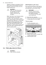 Preview for 30 page of Electrolux EOP600W User Manual