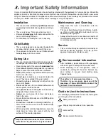 Предварительный просмотр 2 страницы Electrolux EOQ 105 Instruction Booklet