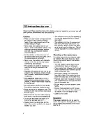 Preview for 4 page of Electrolux EOR211 Instructions For Use Manual