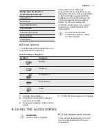 Preview for 17 page of Electrolux EOY5851FAX User Manual