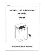 Предварительный просмотр 1 страницы Electrolux EPE 800 Installation And Operating Instructions Manual