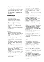 Preview for 17 page of Electrolux EPH09MLIW User Manual