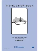 Предварительный просмотр 1 страницы Electrolux EPHOOD Instruction Book