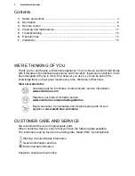 Preview for 2 page of Electrolux EPI09LEIW User Manual