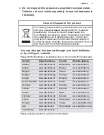 Preview for 5 page of Electrolux EPI09LEIW User Manual