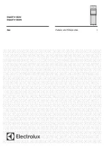 Preview for 1 page of Electrolux EQAXF01BXSI User Manual