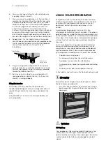 Предварительный просмотр 8 страницы Electrolux EQE6000SA User Manual