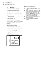 Предварительный просмотр 16 страницы Electrolux EQL4520BOG User Manual