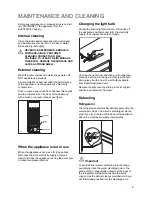 Предварительный просмотр 9 страницы Electrolux ER 1825 D Instruction Book