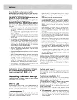 Preview for 4 page of Electrolux ER 2600C Instructions For Use Manual