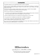 Preview for 20 page of Electrolux ER 2654B Installation And Instruction Manual