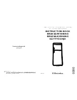 Предварительный просмотр 1 страницы Electrolux ER 6827 D Instruction Book