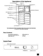 Предварительный просмотр 5 страницы Electrolux ER 7250B Installation And Instruction Manual