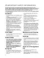 Preview for 2 page of Electrolux ER 7526/1 B Instruction Book