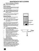 Preview for 12 page of Electrolux ER 7659B Installation And Instruction Manual