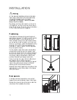 Preview for 14 page of Electrolux ER 7825 B Installation And Instruction Manual