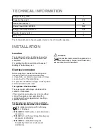 Предварительный просмотр 10 страницы Electrolux ER 7836 I Installation And Instruction Manual