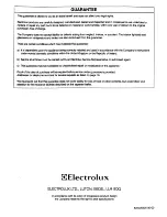 Предварительный просмотр 20 страницы Electrolux ER2658B Installation And Instruction Manual