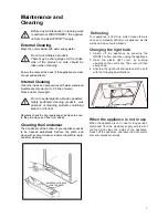 Предварительный просмотр 7 страницы Electrolux ER2865BN Instruction Book