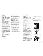 Preview for 6 page of Electrolux ER7526B Instruction Book