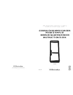 Electrolux ER7529B Instruction Book preview